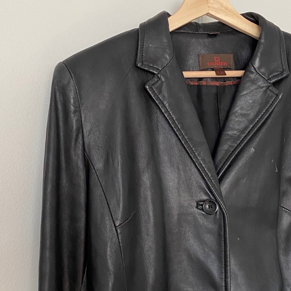 DANIER Genuine Leather Coat -Size S - Picture 8 of 12